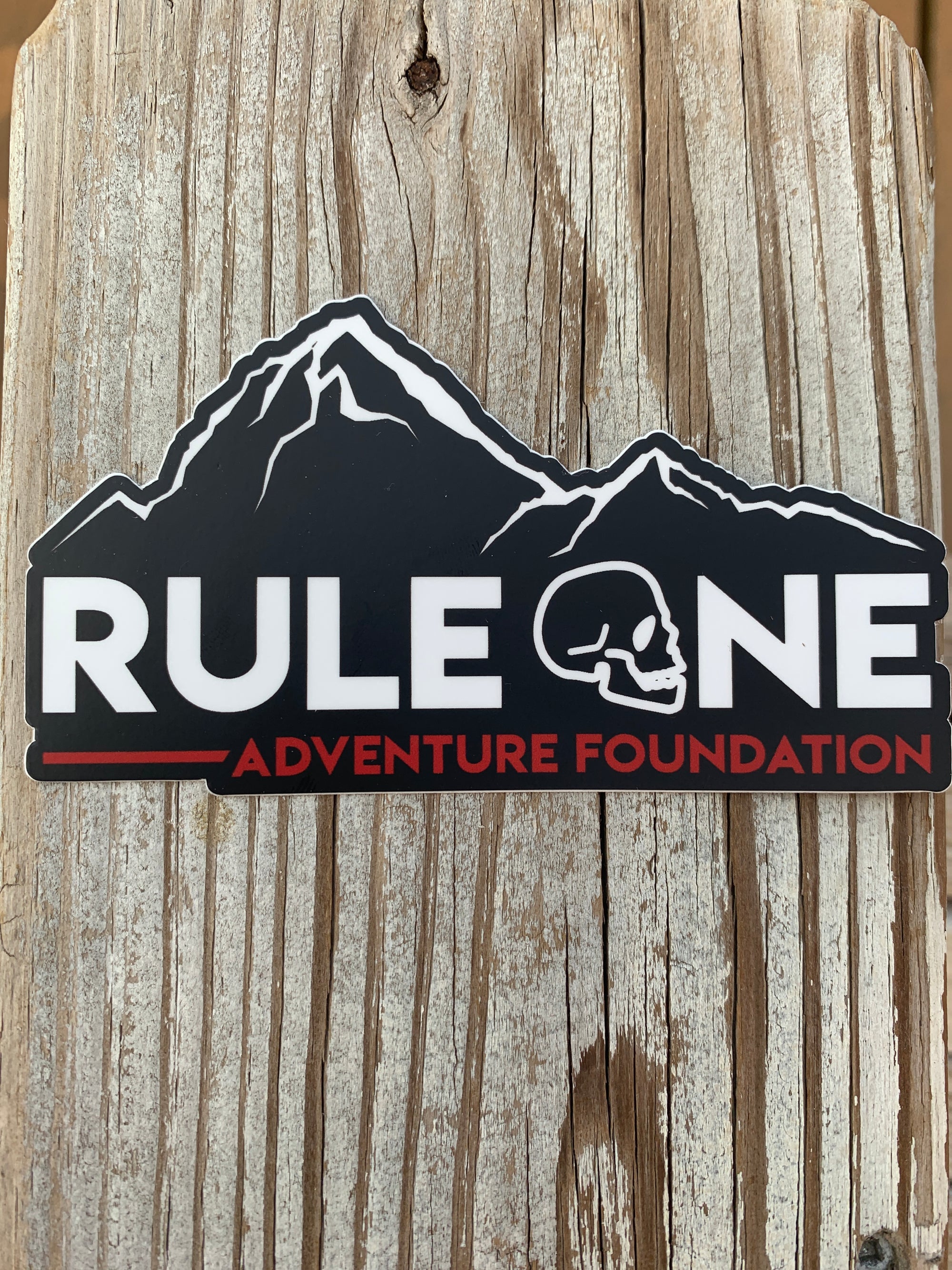 Rule One Adventure Foundation Sticker